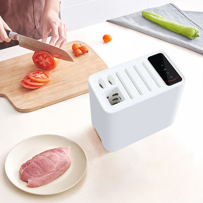 Factory price smart kitchen organizer knife block set sterilization storage holder sterilizing rack stands for knives
