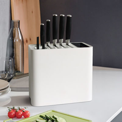 Factory price smart kitchen organizer knife block set sterilization storage holder sterilizing rack stands for knives